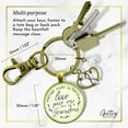 thumbnail image 5 of Grandma Gift For Wedding Keychain Marriage Made Us Family Love Made You Grandmother Jewelry Heart, 5 of 8