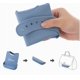 thumbnail image 5 of Babero de silicona para adultos con bolsillo Protector impermeable a la hora de comer Protector de tela para adultos con discapacidad Lavable Baberos de comida para personas mayores azul, 5 of 5