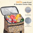 thumbnail image 2 of Mochila térmica OCKLILY con estampado de leopardo, 30 latas, 42 litros, 2 of 6