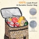 thumbnail image 2 of Mochila térmica OCKLILY con estampado de leopardo, 30 latas, 42 litros, 2 of 6