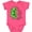 Vintage Hot Pink, variant on Inktastic Mental Health Awareness Green Sunflower Ribbon Boys or Girls Baby Bodysuit