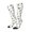 1 Black, variant on Women Crew Soft Moisture-wicking Socks Farm Roosters Pattern Design Cotton Socks, One Size fit All