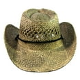 thumbnail image 5 of Straw Cowboy Hat Men Cowgirl Hats Women Sun Hat Sombreros Vagueros Classic Western Accents, 5 of 6