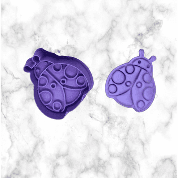 Spring Ladybug Cookie Cutter and Stamp