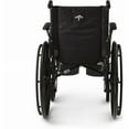 thumbnail image 3 of Medline's Premium K4 Lightweight Wheelchair, 18" Seat Width, Flip-Back Desk-Length Arms, Elevating Legrests, 300lb Weight Capacity, Black Frame, 3 of 6