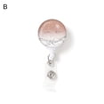 thumbnail image 1 of Hadanceo Badge Clip Marble Design  Elegant Work Card Holder Name Badge Protection Convenient for School, 1 of 7