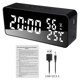 thumbnail image 2 of Despertador para dormitorio con 5 alarmas y pantalla LED, espejo de escritorio, 2 of 8