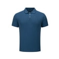thumbnail image 4 of Summer Solid Color Tops T-shirts for Men Elastic Adaptable Fit Mens Tops with Crew Neck Short Sleeves Lightweight Breathable Base Everyday Wear Summer Beach Fashion Daily, 4 of 5