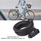 thumbnail image 3 of Candado Con Contraseña Para Bicicleta, Uso Conveniente, Funda De PVC, Candado Para Cable De Bicicleta, Bobinado De Alambre De Acero, Sin Deformación Para Motocicleta Y Scooter, 3 of 7