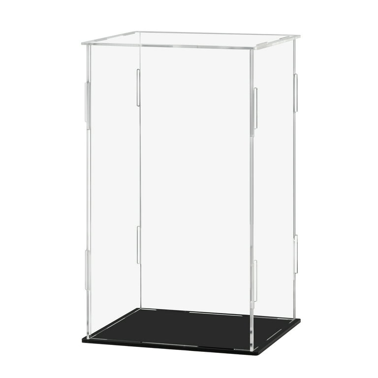 Display Cabinet for Figures Acrylic Transparent Dustproof Display Case –  Hobby LED Cases