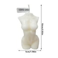 thumbnail image 3 of Female Body Shaped Soy Candle Woman Bust Scented Candles for Christmas Halloween Bedroom Bathroom Aesthetic Decoration, Novelty Gifts, 3 of 5