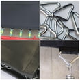 thumbnail image 4 of 30pcs Trampoline Triangle Buckles Metal Triangle Ring Buckles Triangle Ring Connectors Webbing Clasps, 4 of 7