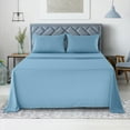 thumbnail image 5 of Lux Decor Collection Full Bedding Sheet Set - 16" Deep Pocket Sheets Set - Soft Microfiber Shrinkage & Fade Resistant, Easy Care Bed Sheets Set - Blue, 5 of 6