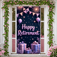 thumbnail image 4 of Decorative Design Happy Retirement Banner Star Decoration Balloon Design Gift Decoration Retirement Celebration for Celebration Event Indoor Party, 4 of 9