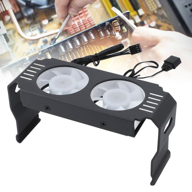 Ventilador De Refrigeración De RAM, Módulo De Memoria De Radiador ARGB, Ventilador Dual Del Disipador De Calor, Control De Temperatura PWM, Para DDR DDR2 DDR3 DDR4 DDR5, Con