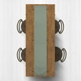 thumbnail image 2 of Creative Products Solid Color Sage Green 16x90 Poly Twill Table Runner, 2 of 3
