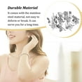 thumbnail image 4 of Earring Stud Base Multi Stainless Steel Accessories Personality Ear Pins Setting Decorations Wear DIY Jewelry Making Tool Steel Color 10mm, 4 of 7