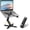 Black, variant on Laptop Stand with 360 Rotating Base, Computer Notebook Laptop Riser Metal Holder for Desk Collaborative Work, Fully Foldable for Easy Storage, Fits All MacBook, Laptops up to 16 inches, Black