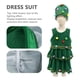 thumbnail image 3 of Sombrero y vestido de árbol de Navidad Disfraces de espectáculo de dibujos animados para niños Disfraz de actuación de Halloween para niños y niñas Tamaño 110 CM, 3 of 7