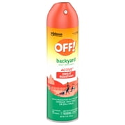 OFF! Backyard Active Sweat Resistant 15% Deet Insect Repellent III Aerosol, 9 oz
