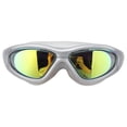 thumbnail image 2 of Gafas de natación para adultos, tamaño libre, galvanizadas, para surf, deslizamiento, velero, deriva, deportes, natación, gafas de natación, galvanizadas, gris, tamaño libre, 2 of 9