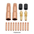thumbnail image 2 of Eigraketly Juego de soldadura con protección de profesional, 16 Uds., difusor de resistente al desgaste de alta resistencia, punta de Suministros de soldadura, 2 of 6