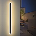 thumbnail image 1 of Luz blanca cálida de 23,6 pulgadas, luz de pared de tira larga LED simple, elegante lámpara colgante de pared de acrílico esmerilado, adecuada para uso en iluminación decorativa exterior/interior Sailing Electrónica, 1 of 5
