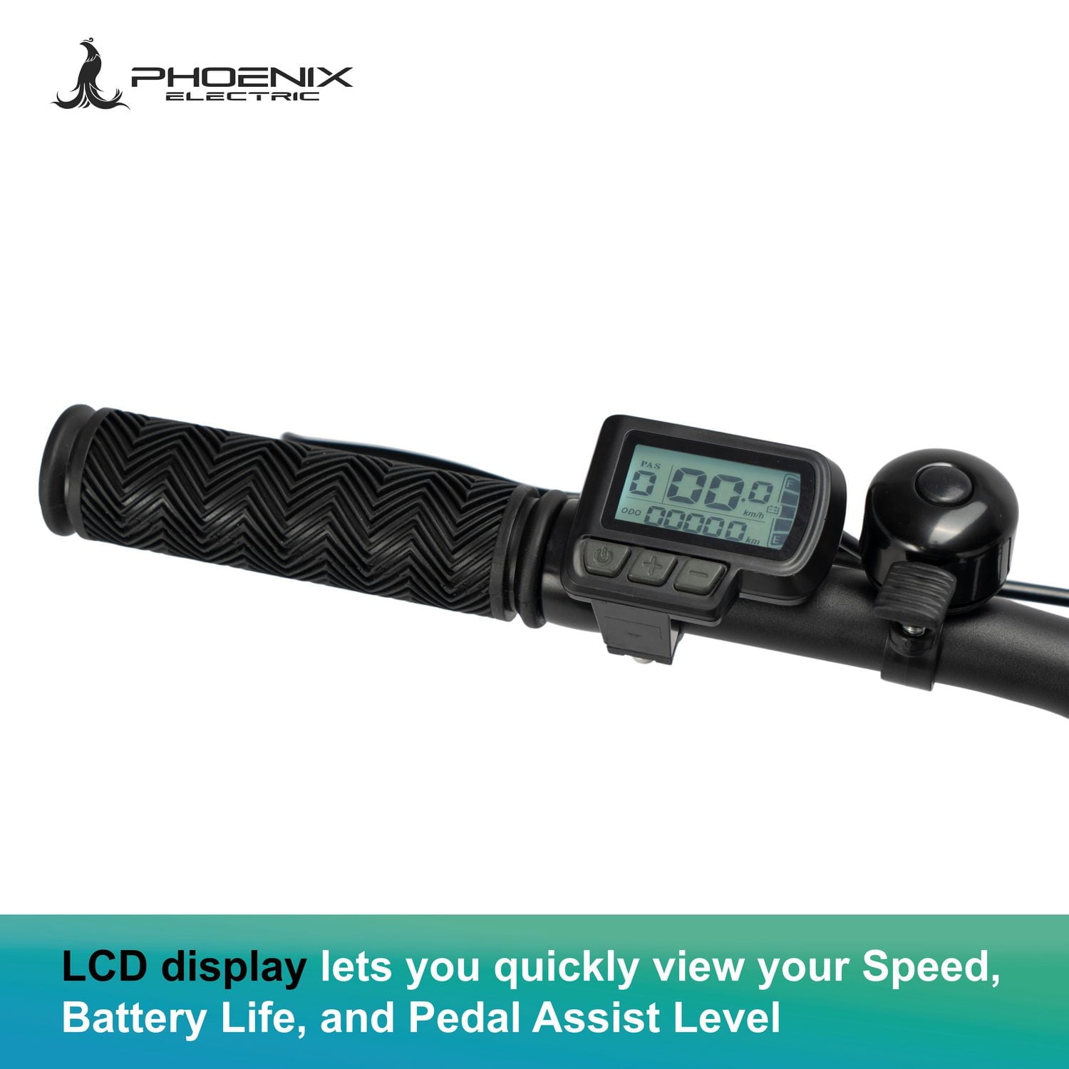 PHOENIX STEP-OVER 27,5 pouces avec suspension avant, E-Commutateur pour adultes, Gris, unisexe Portée : 25 - 40 miles