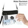 thumbnail image 5 of Clear Crossbody Bag, TSV Waterproof Shoulder Purse Bag with Adjustable Strap, Stadium Approved, 5 of 7