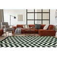 thumbnail image 6 of Elegance Chevron Area Rug Charcoal 8x10 Transitional 100% Polypropylene, 6 of 6