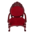 thumbnail image 3 of 2x 1/12 Casa de Accesorios en Miniatura Taburete de Maciza Modelo Rojo Decoración perfke Sillón en miniatura de casa de muñecas, 3 of 8