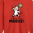 thumbnail image 3 of Instant Message - Watch Me Moove Disco Cow - Toddler & Youth Long Sleeve Graphic T-Shirt, 3 of 6