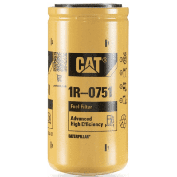 Caterpillar Fuel Filter Assembly 1R0751 for 3406E C15 - Kenworth Peterbilt Freightliner Diesel 1R-0751