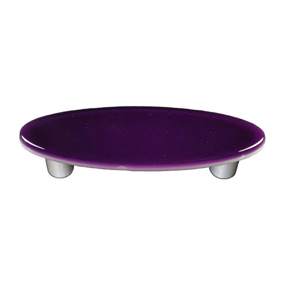 Oval Pull in Violet Striker (Aluminum)