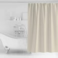 thumbnail image 4 of Cream Shower Curtains for Bathroom Waterproof Fabric Bath Curtains Decor Bath Tub Curtain Modern Art Beige Aesthetics Contemporary Luxury Decorative Shower Curtain Sets with 12 Hooks, 72x72 Inch, 4 of 6