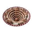 thumbnail image 6 of PLPPYFS Christmas 3D Visual Illusion Round Area Rug, Vortex Hole Pattern Non‑ Absorbent Floor Mat, Festive Holiday Decor Doormat for Entryway, Bedroom, Living Room Party Decoration, 6 of 6