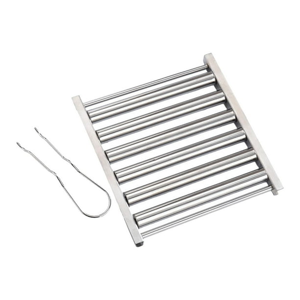 Rodillo para salchichas Hot Dog Brat Griller Cocina uniformemente 5 secciones para Girlling Sausage Roller 18cmx17cm