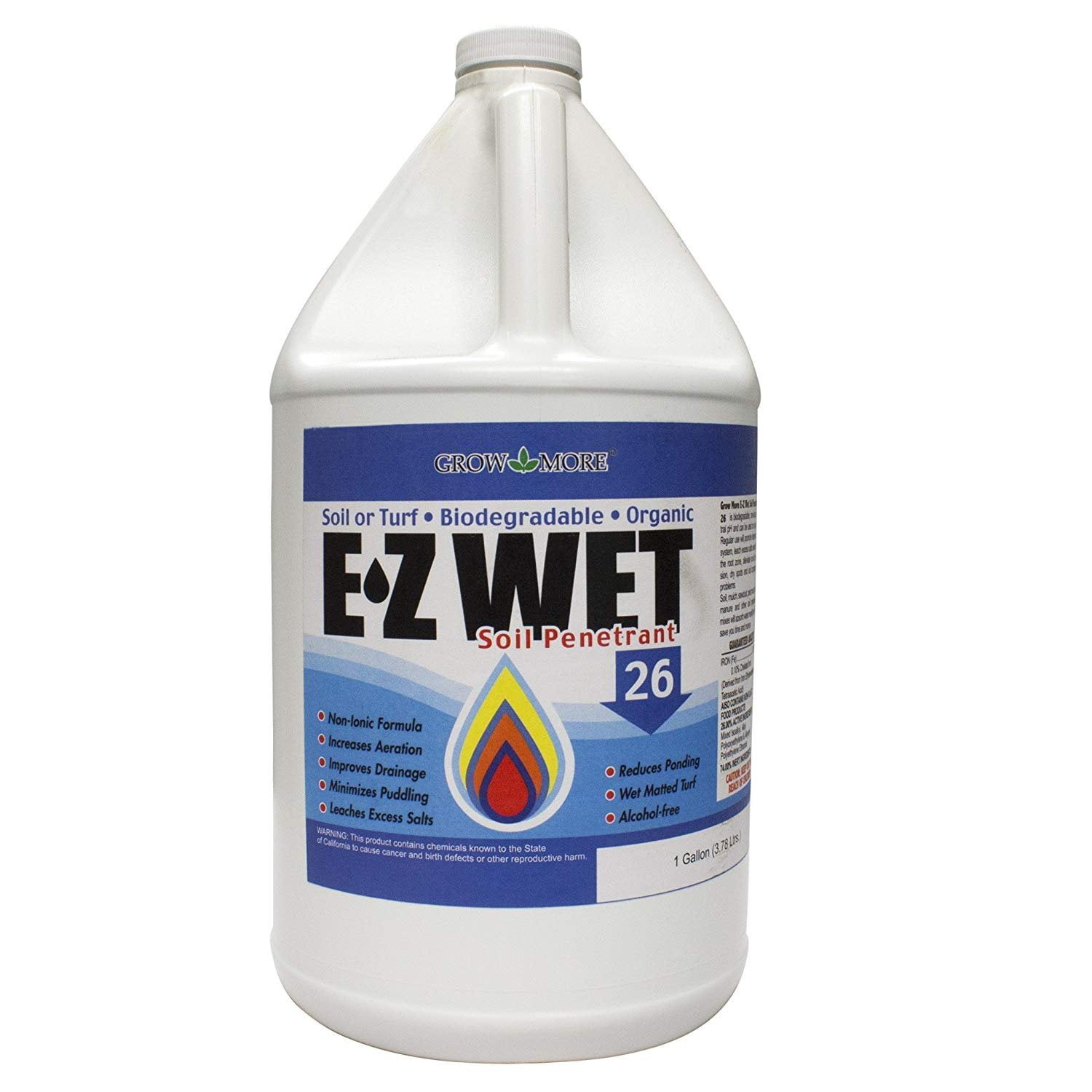 Grow More 8016 EZ Wet Soil 26, 1Gallon