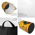thumbnail image 2 of Honeii The Chicken Family Print Laundry Hamper Basket,Baby Nursery Woven Storage Basket for Toys Bin,Pillows,Blankets,Clothes-, 2 of 6