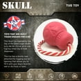 thumbnail image 3 of USA-K9 Skull Durable Rubber Chew Toy, Treat Dispenser, Reward Toy, Tug Toy, and Retrieving Toy, 3 of 6