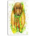 thumbnail image 2 of Chien Drôle à l'Intérieur Sandwich - Toile d'Art Animal Contemporain, 2 of 3