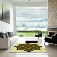 thumbnail image 7 of Ahgly Company Machine Washable Indoor Square Transitional Bakers Brown Area Rugs, 4' Square, 7 of 7