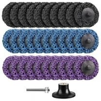 31PCS 2In Quick Change Easy Strip Discs for Drills,Strip Wheel with 1/4In Grinding Discs,Die Grinder Attachments