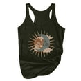 thumbnail image 3 of Babysbule Womens Shirts Women's Fashion Loose Sun Moon Series Printed Sleeveless Tank Blouse Top, 3 of 6