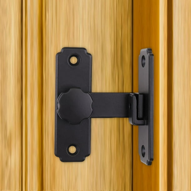 Pestillo Negro Para Puerta Corrediza/abatible De 90 Grados, Código De 3
