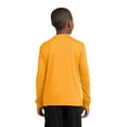 thumbnail image 2 of SPORT-TEK Boys Long Sleeve PosiCharge Competitor Tee Medium Gold, 2 of 5
