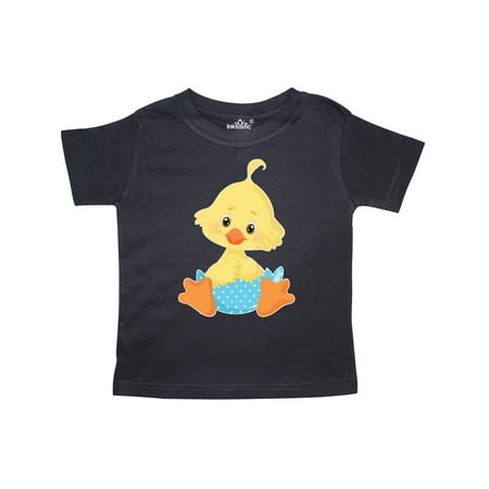 

Inktastic Cute Easter Chick in Blue Easter Egg Gift Toddler Boy Girl T-Shirt