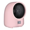 thumbnail image 3 of Mini Heater Fast Heating Overheating Protection Small Space Warmer for Home Table Pink EU Plug 220V, 3 of 5