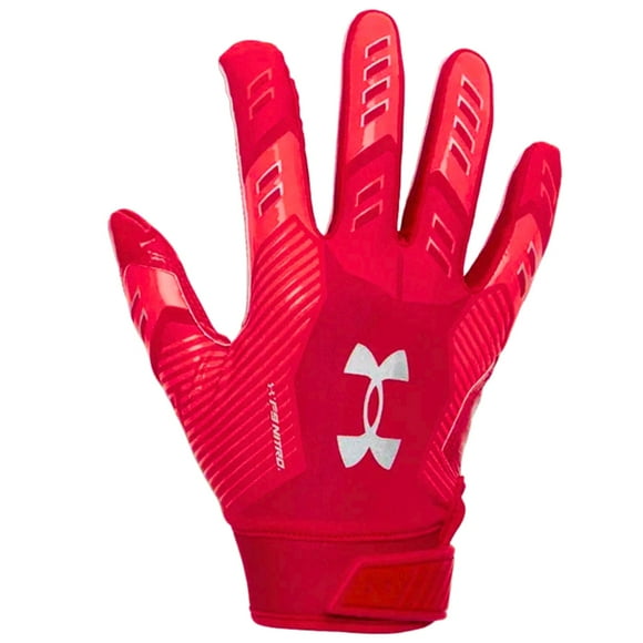 Guantes Antideslizantes De Fútbol Americano Under Armour F9 Nitro 1381943 Rojo