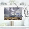 thumbnail image 1 of Sky and Stones under Dark Clouds - Landscape Artwork Canvas, 1 of 3